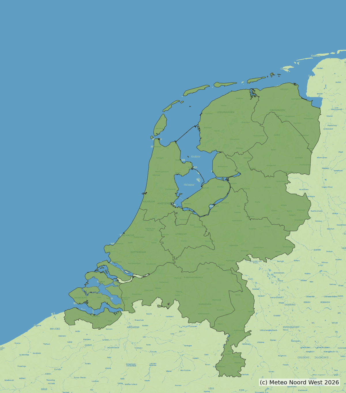 Basiskaart Nederland